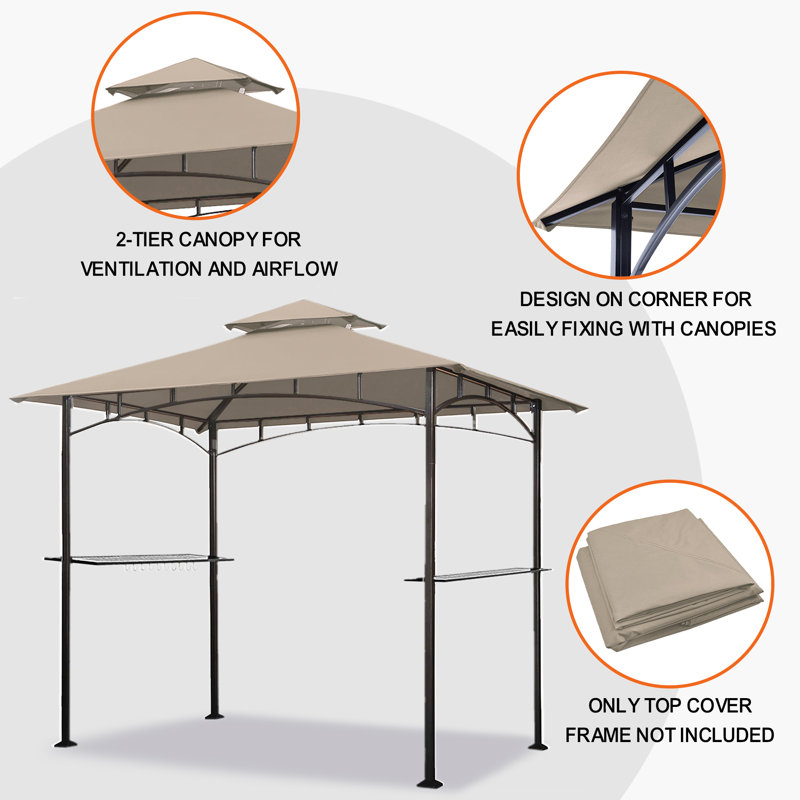Arlmont & Co. Monyca Arlmont & Co. Polyester Replacement Canopy for